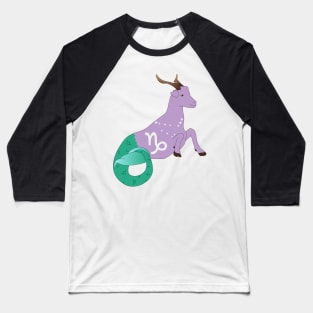 Capricorn 2 (Light Purple) Baseball T-Shirt